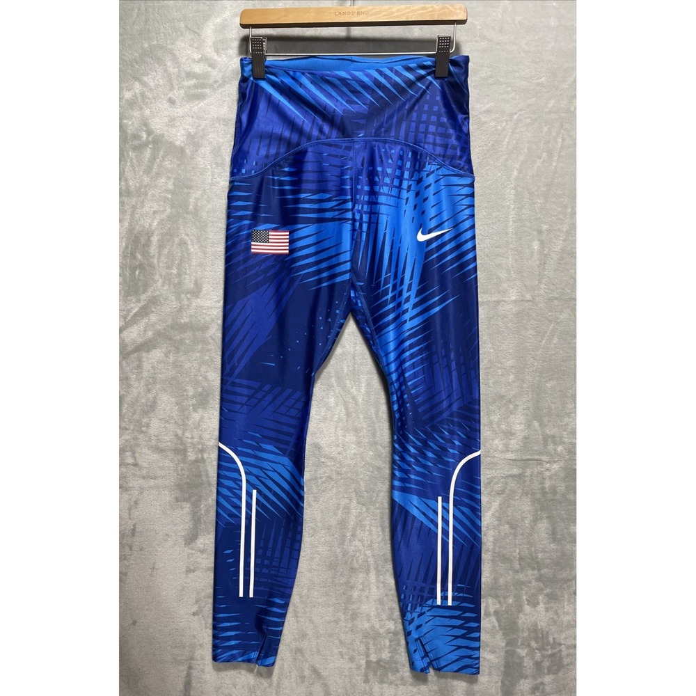 Nike Dri-Fit Team USA Speed Womens Running Leggings Size S